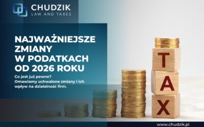 Najważniejsze zmiany w podatkach od 2026 r. – co jest już pewne?